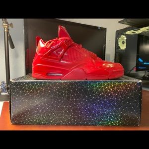 Nike Air Jordan Retro 4 OG 11Lab4 Red Leather